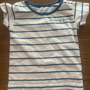 Maison Labiche Paris “Dancing Queen” Striped Tee sz 4t